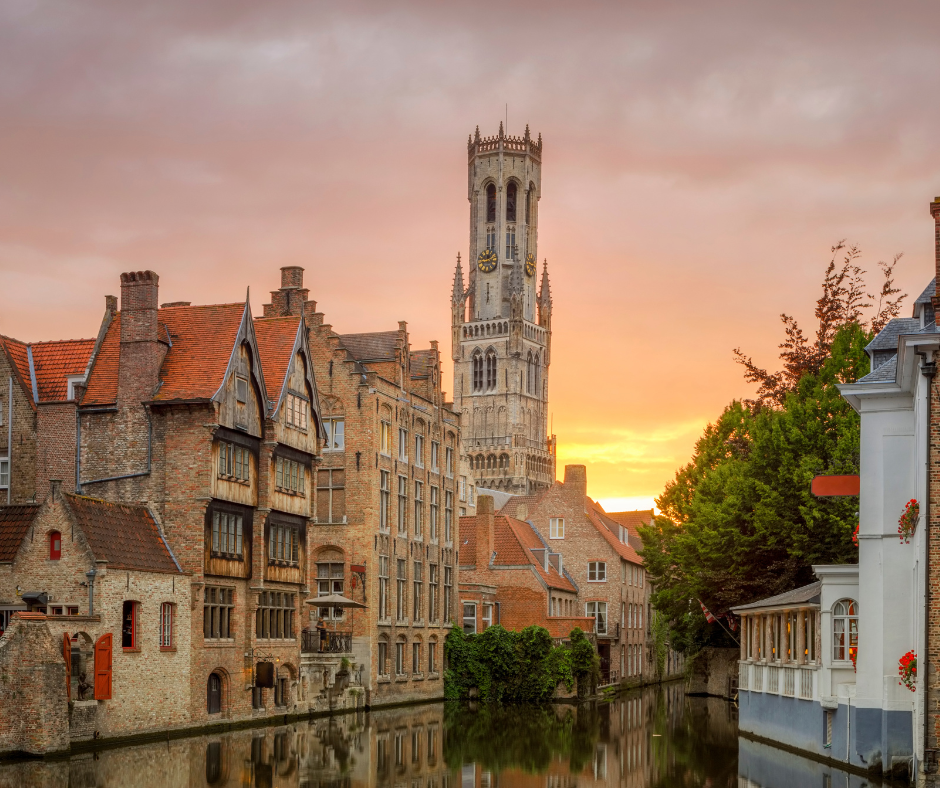 The Canals and Belfry of Bruges