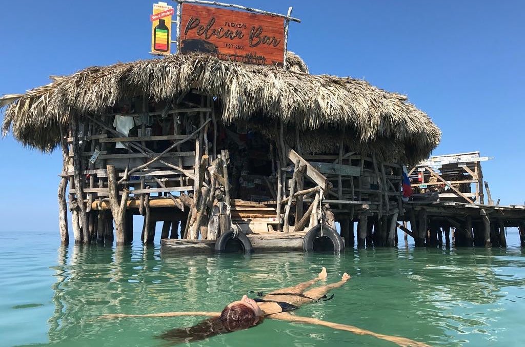 Floyd's Pelican Bar in Negril Jamaica