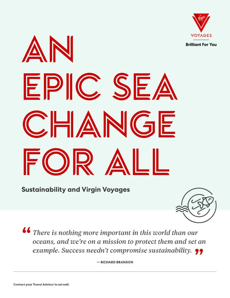 Virgin Voyages sustainability policy