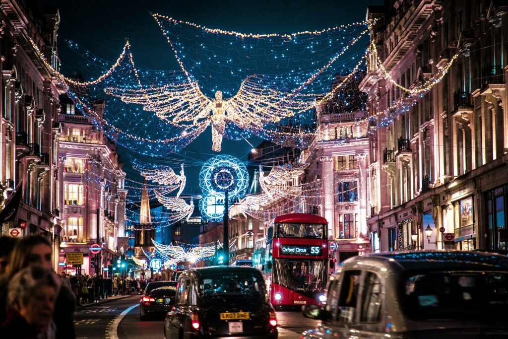 Christmas time in London