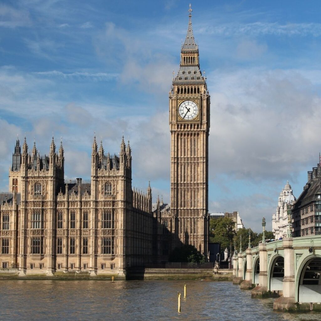 A picture in Kensingtpn with Big Ben included.