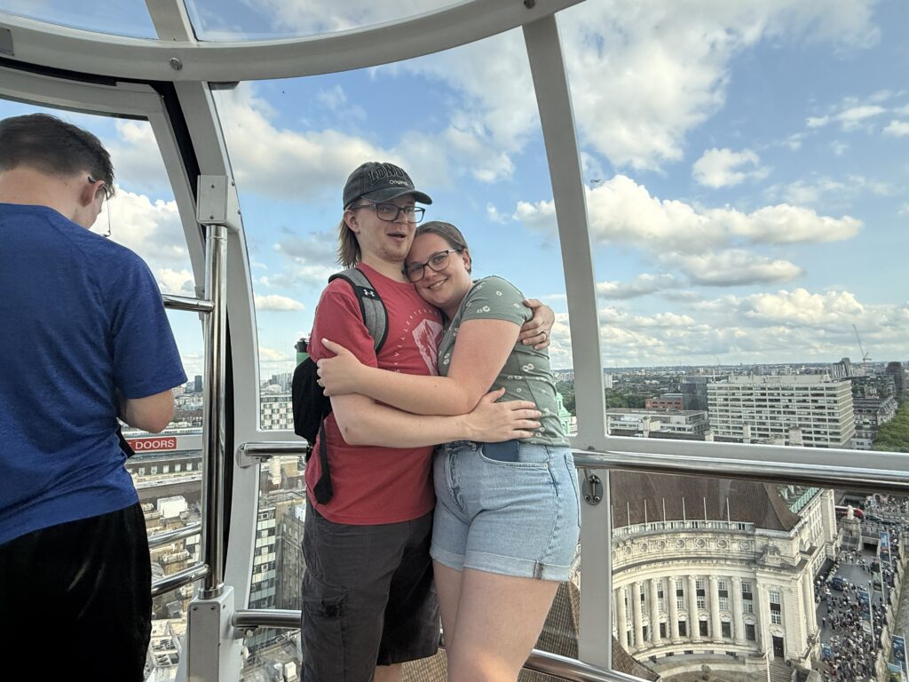 Noah & Monica on the London Eye