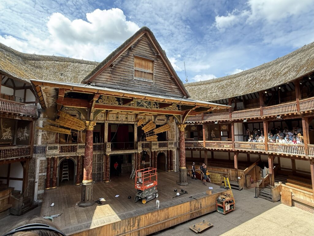 The Shakespeare Globe we visited during our London Family Vacation