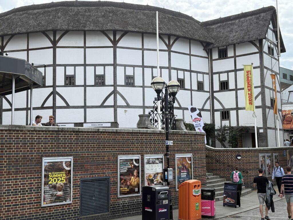 The Shakespeare Globe we visited during our London Family Vacation