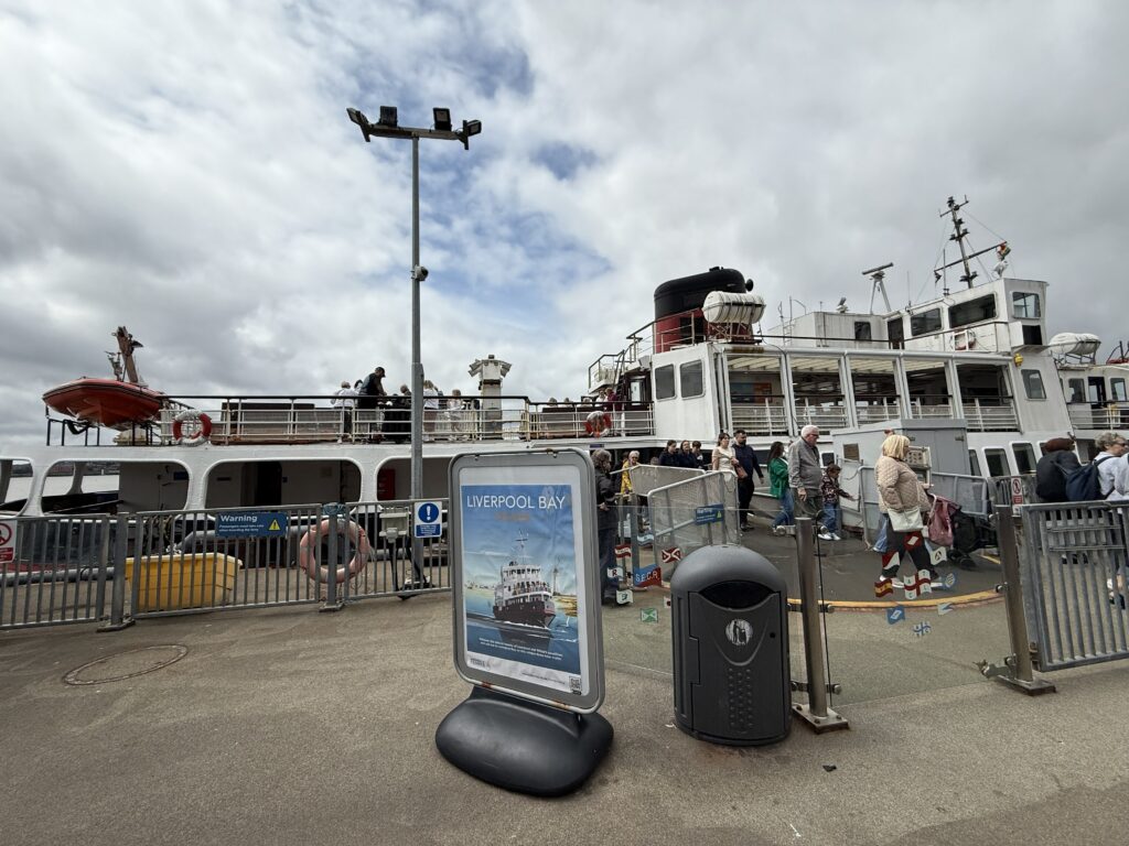 The Ferry we rode in Liverpool