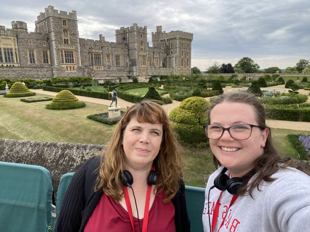 Monica & myself at Windsor Castle on our Girl's Trip to Windsor!