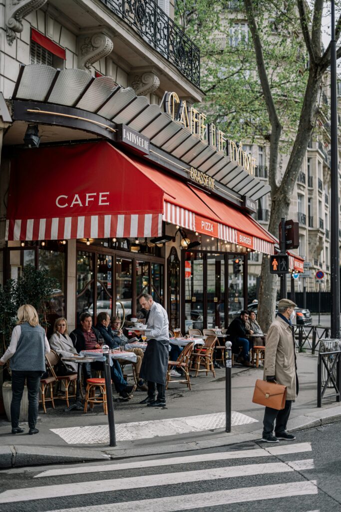 A Paris cafe 
Dustin Bowdige on Unsplash