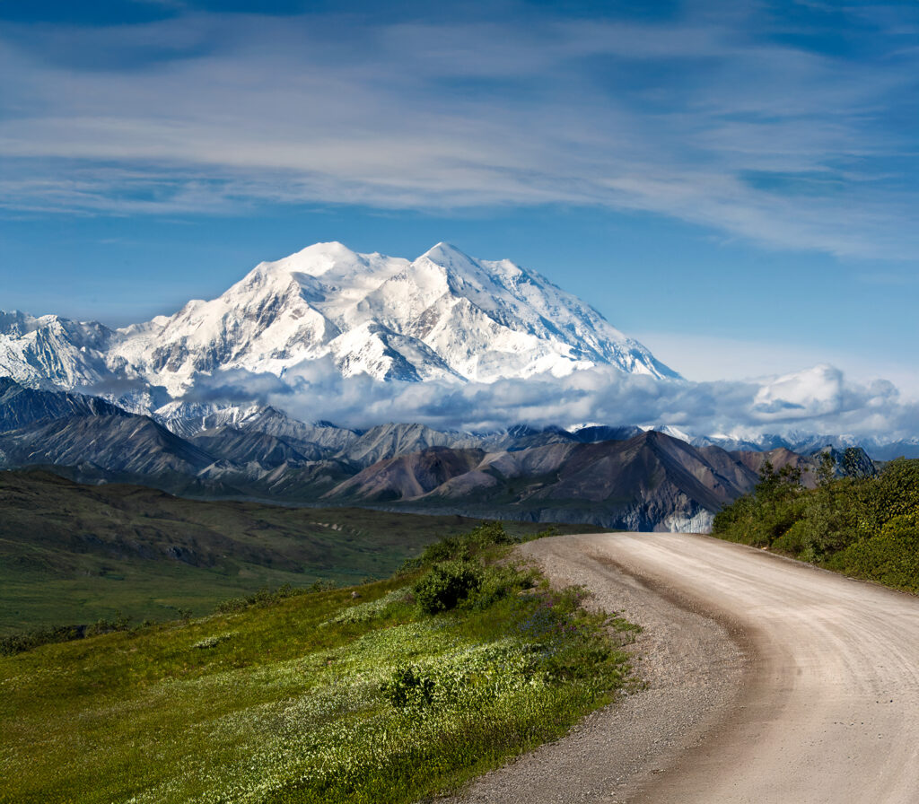 Alaska land tour views before an Alaska cruise