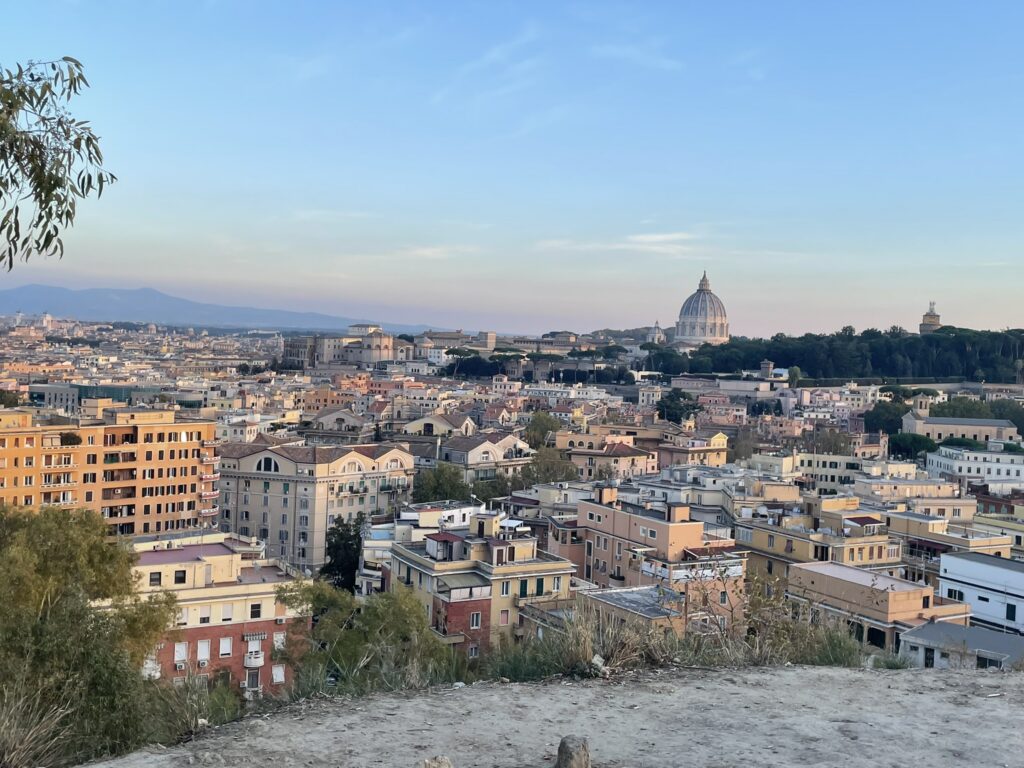 View of Rome and Vatican — Italy and Paris anniversary trip