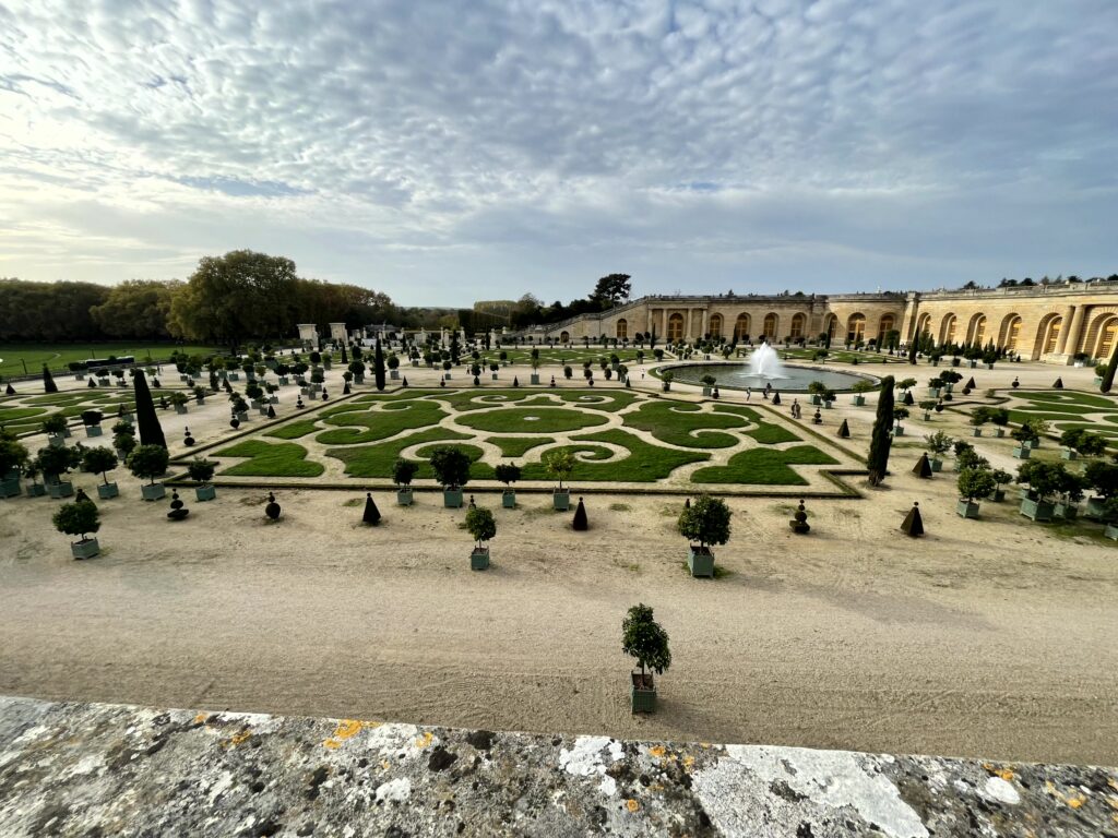 Versailles gardens palace Paris anniversary trip