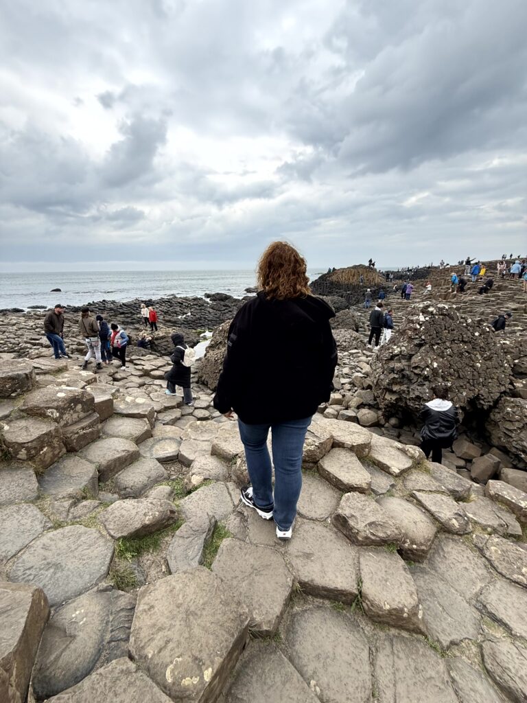 Giant's Causeway hexagonal basalt columns on the Northern Ireland Causeway Coast
