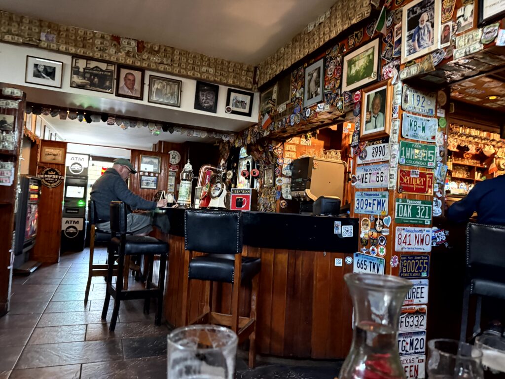 Traditional Irish pub interior Ireland travel